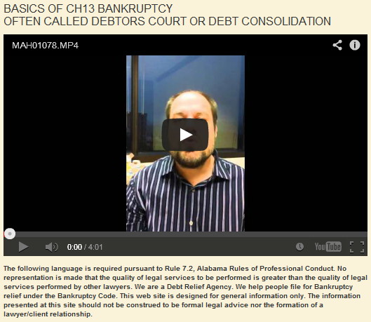 Chapter 13 Bankruptcy, or Debtor's Court Basics